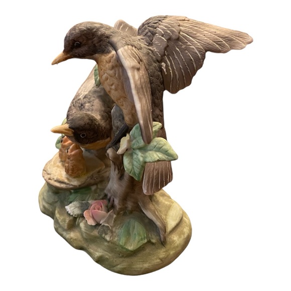 Porcelain Bird Family by Norleans - Picture 3 of 6